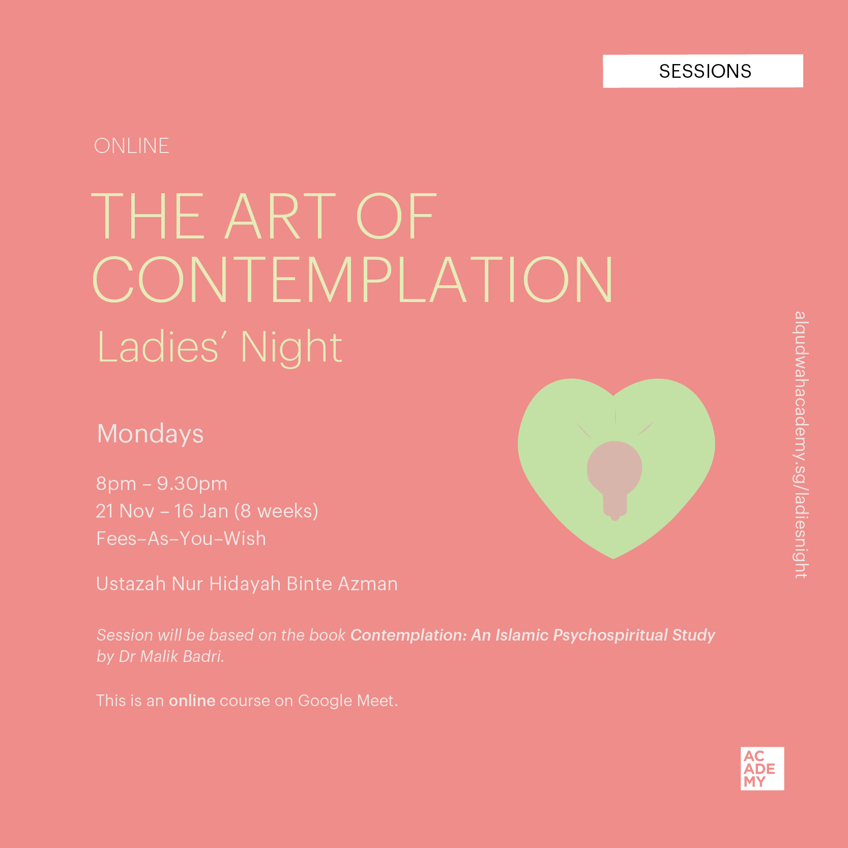 LADIES' NIGHT: THE ART<br />
OF CONTEMPLATION