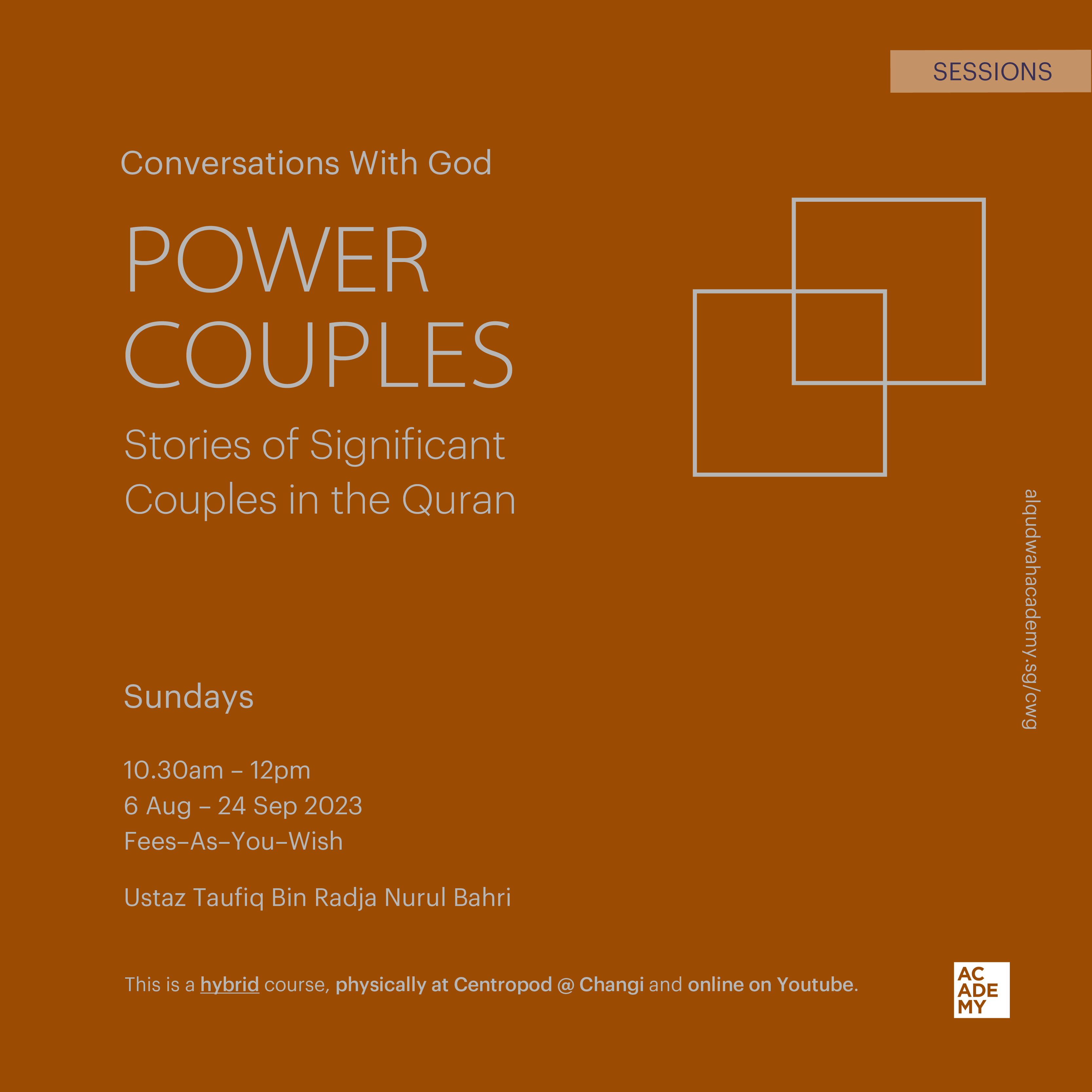 POWER COUPLE:<br />
SIGNIFICANT STORIES OF<br />
COUPLES IN THE QURAN
