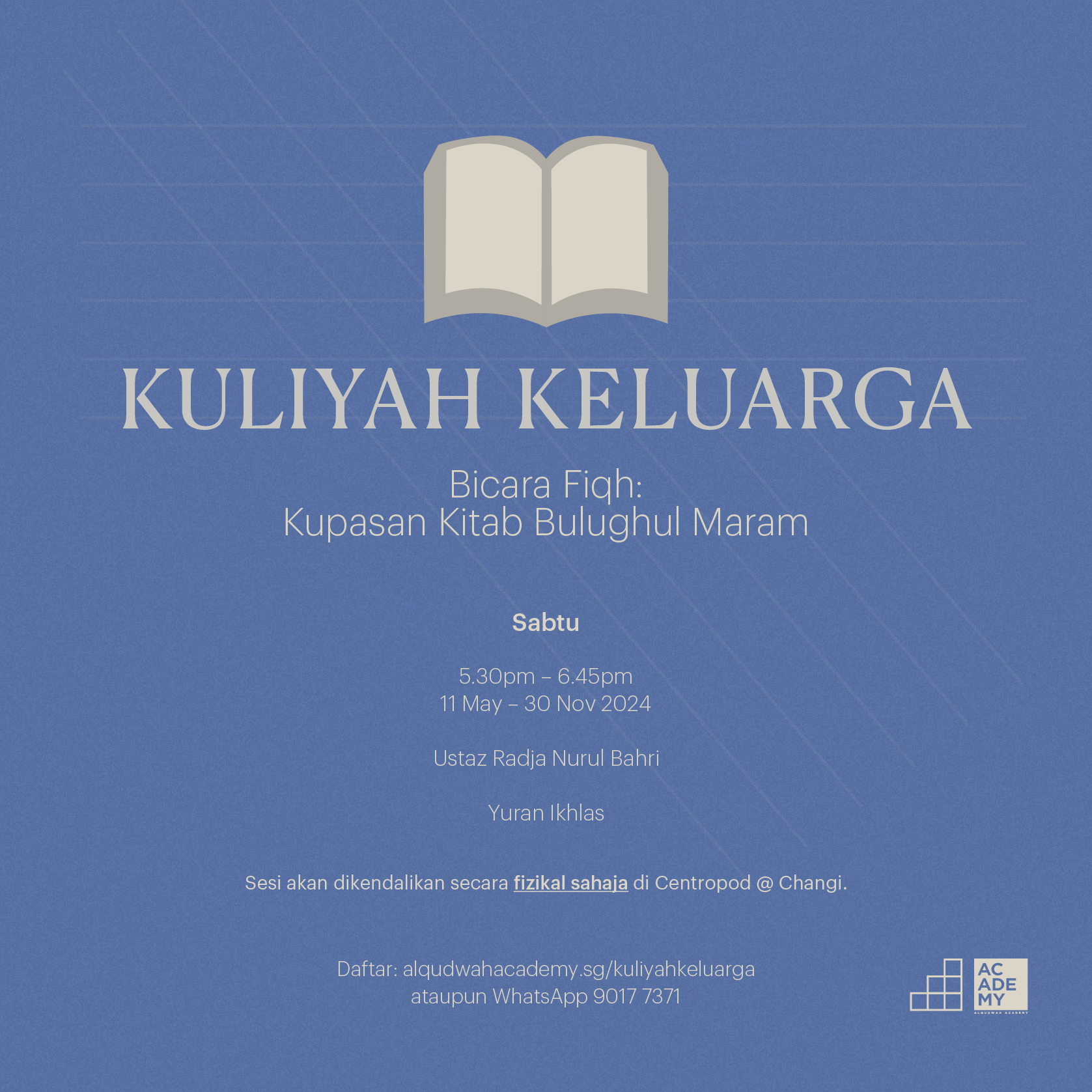 KULIYAH KELUARGA:<br />
BICARA FIQH