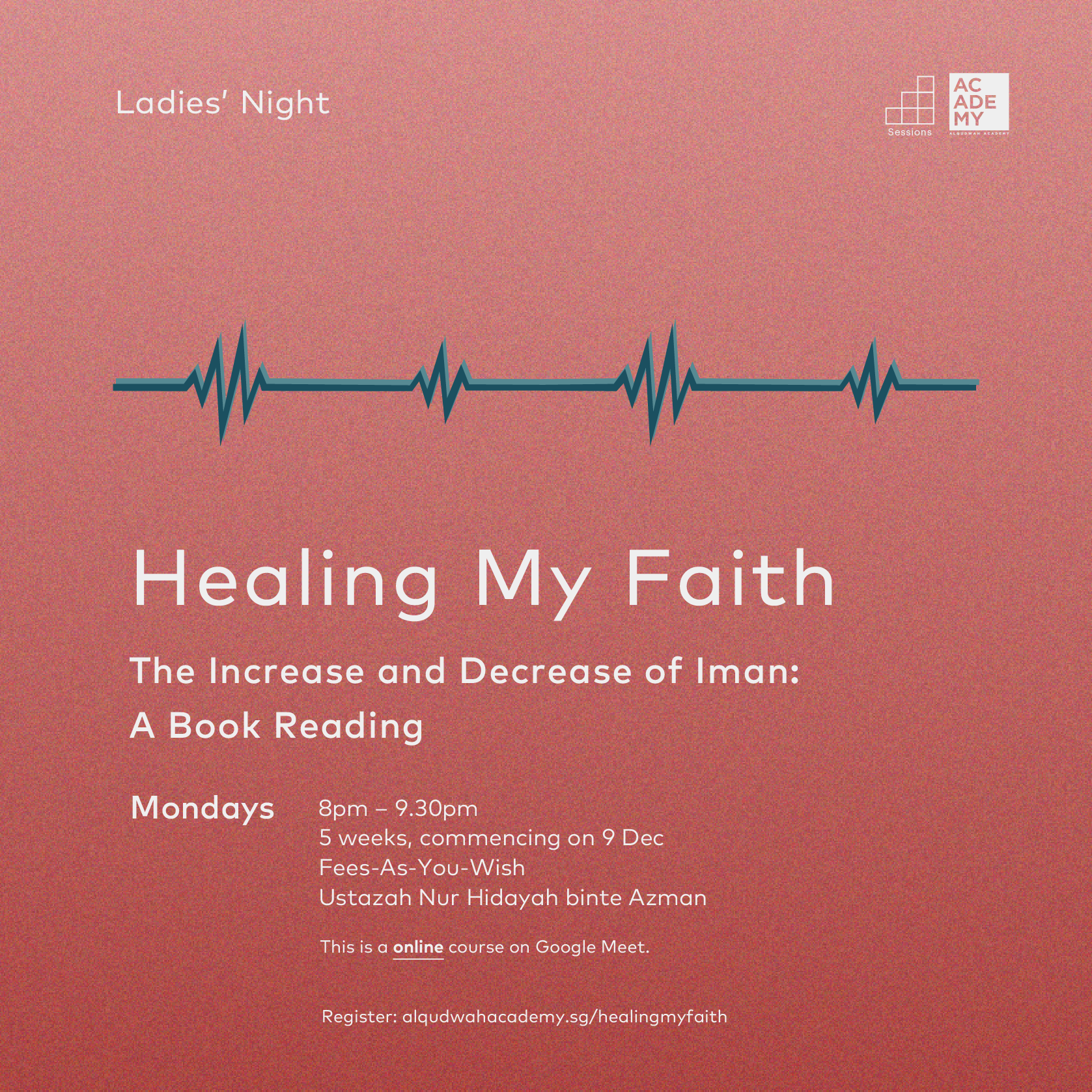 LADIES' NIGHT:<br />
HEALING MY FAITH