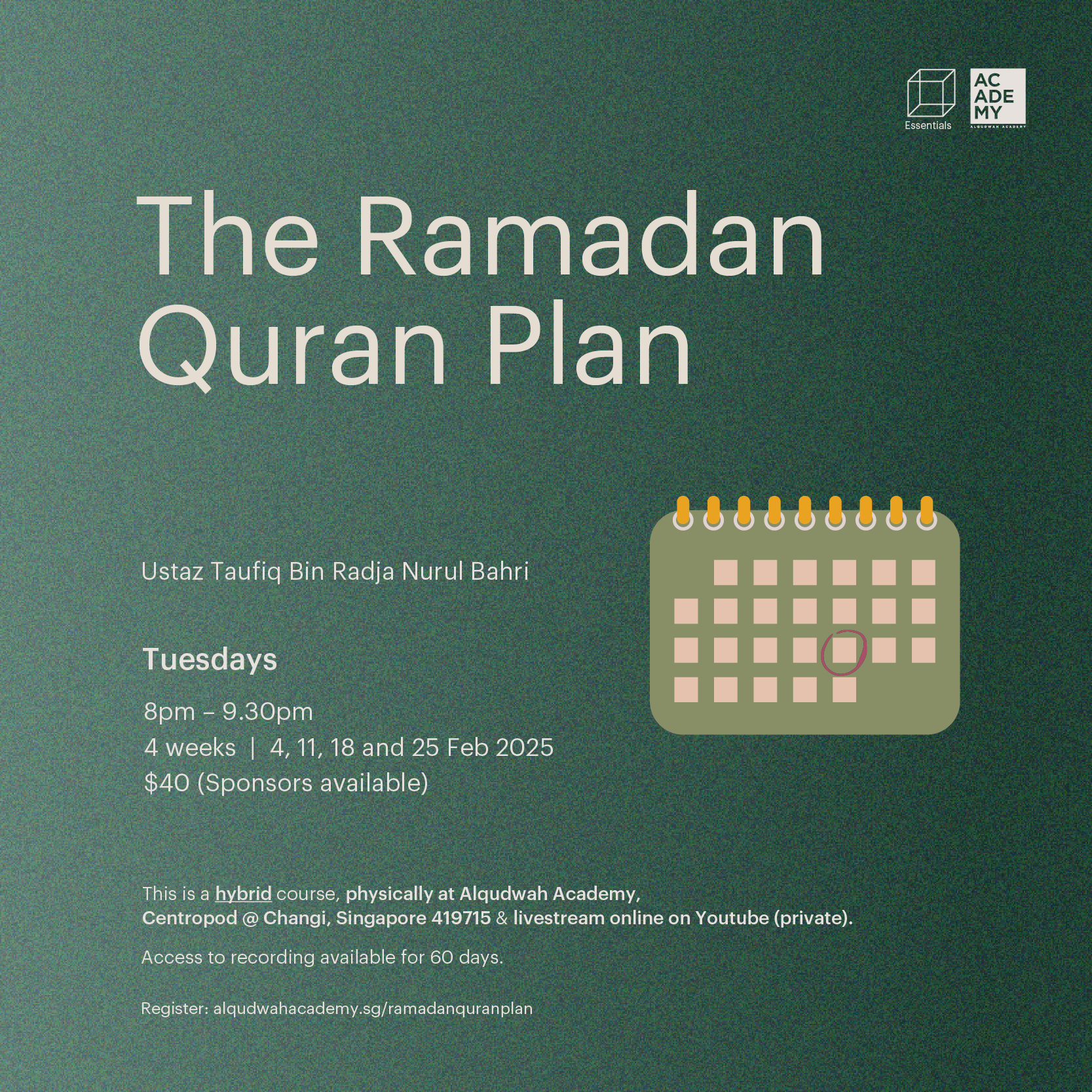 THE RAMADAN QURAN PLAN